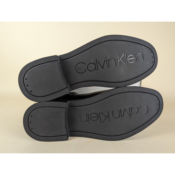 Calvin Klein Fenwick Chelsea Boots Mens 7 Black Leather Pull On Shoes NWB main image 9